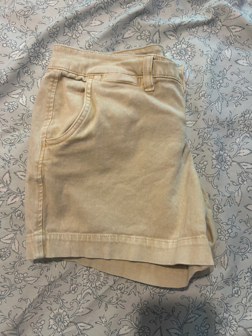 True Craft Women's Beige Cotton Shorts - Picture 6 of 9
